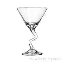 unique Z-Stem Martini glass cocktail glasses set